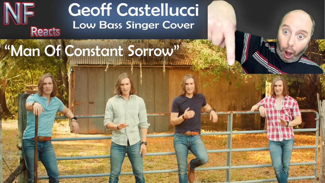 Geoff Castellucci Man of constant sorrow (low bass cover) Reaction