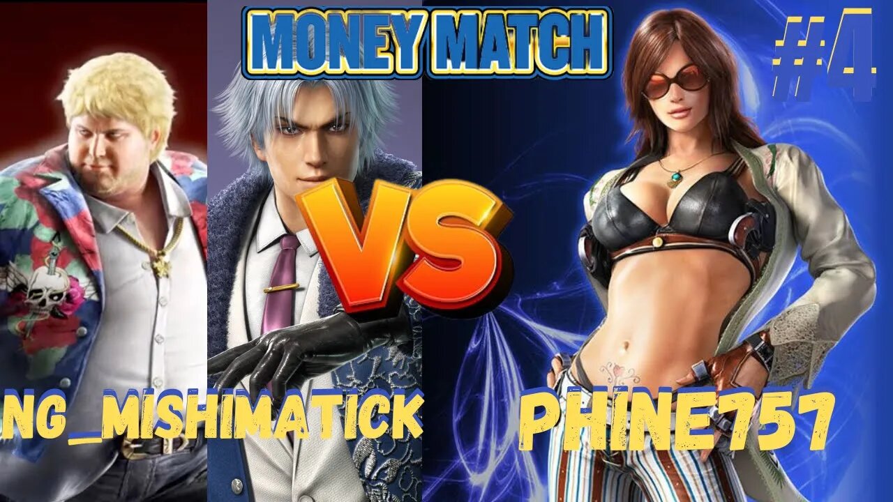 Tekken 7 PC Sunday Money Match Tournament #4 Phine757 vs NG MishiMatick #tekken7 #pcgaming