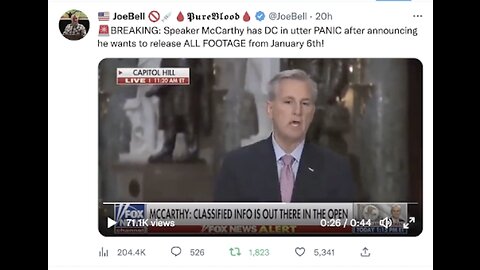 Speaker McCarthy has DC in utter PANIC