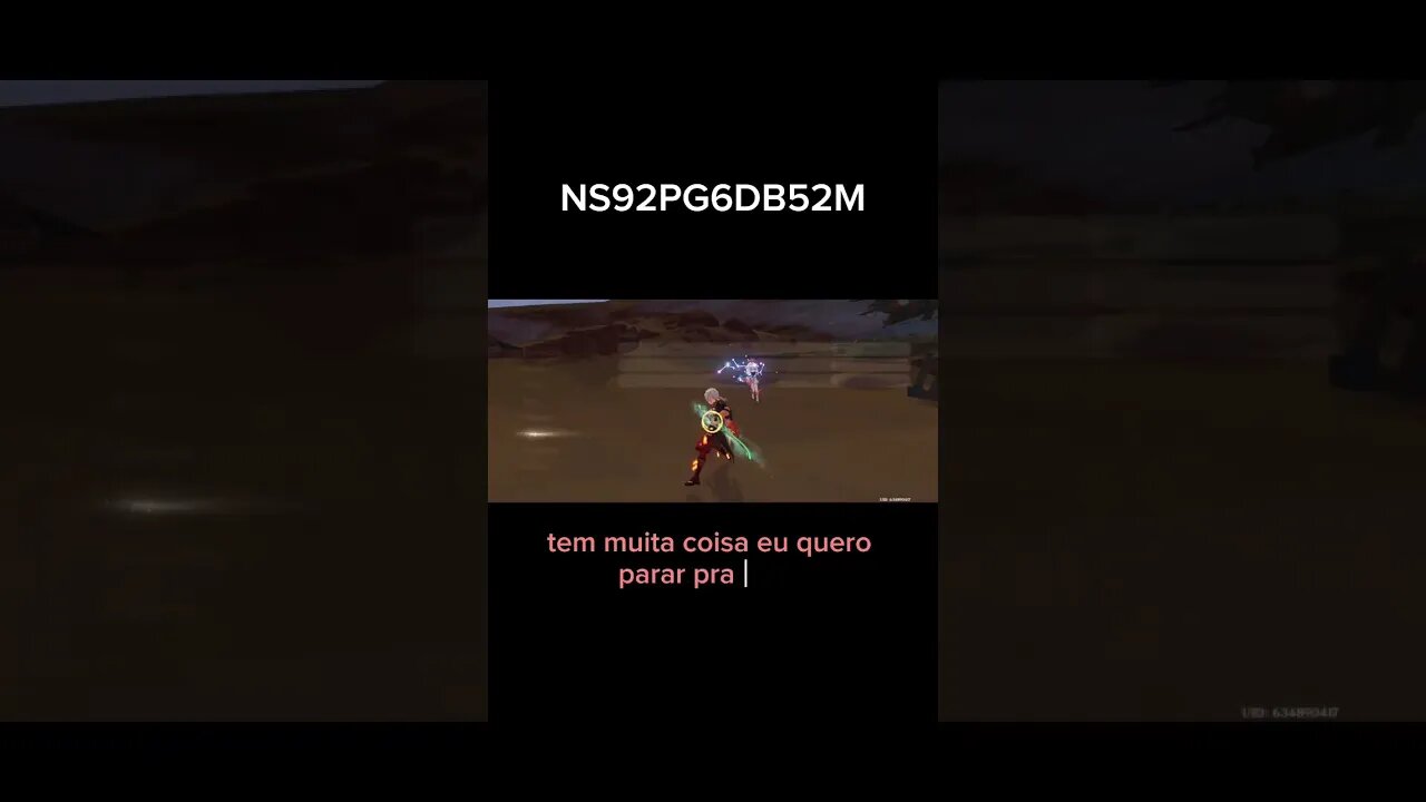 Se liga aí no código novo do Genshin! Aproveita que é por tempo limitado! #genshinimpact #mihoyo