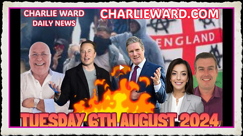 CHARLIE WARD DAILY NEWS WITH PAUL BROOKER DREW DEMI - TUESDAY 6TH AUGUST 2024