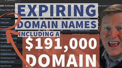 This Week's Expired Domain Names - Mar 27 - Domain To Profit - #139