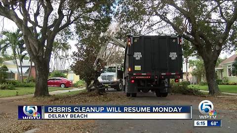 Hurricane Irma debris pickup continues in Delray Beach