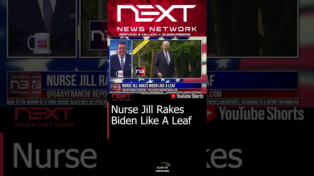 Nurse Jill Rakes Biden Like A Leaf #shorts