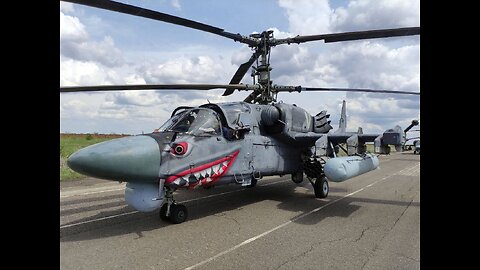 Helicoptero Ka-52 ruso destruyó vehiculos de la OTAN/Ucrania