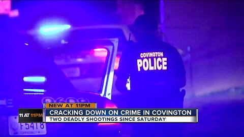 Cracking down on crime after Covington shootings