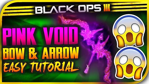 DER EISENDRACHE Easter Egg - "PINK VOID BOW" UPGRADE! - Secret UPGRADED BOW TUTORIAL (BO3 Zombies)