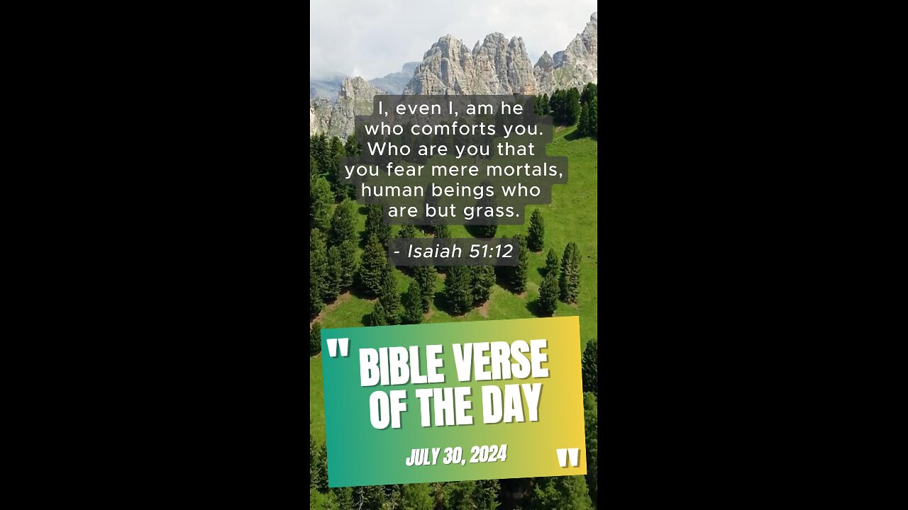 Bible Verse of the Day: July 30, 2024