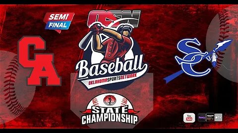 ⚾️LIVE OSSAA State Baseball Semifinals- Carl Albert vs Sapulpa 2023