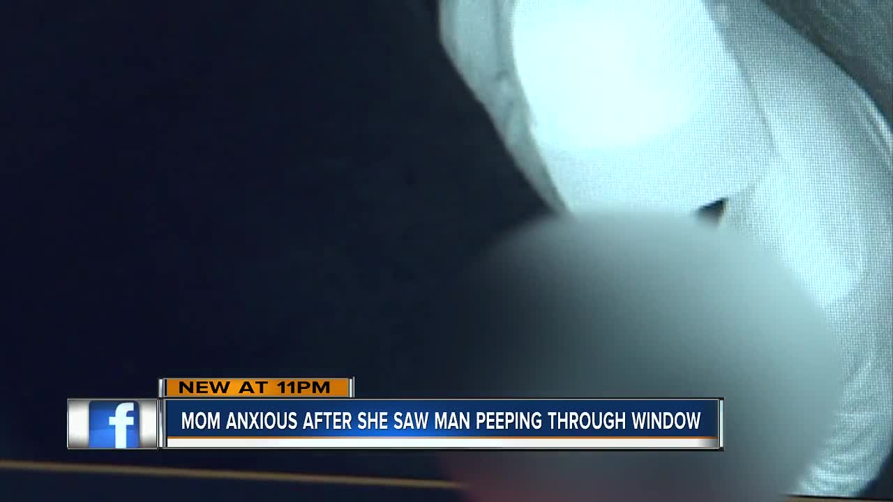 Tampa mother at home with 15-month-old catches man peeping through living room windows