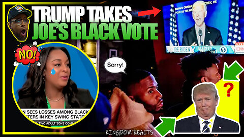 THRY BIG MAD! | Trump's Popularity with BLACK VOTERS Leaves CNN STUNNED as Biden's Ratings STRUGGLE