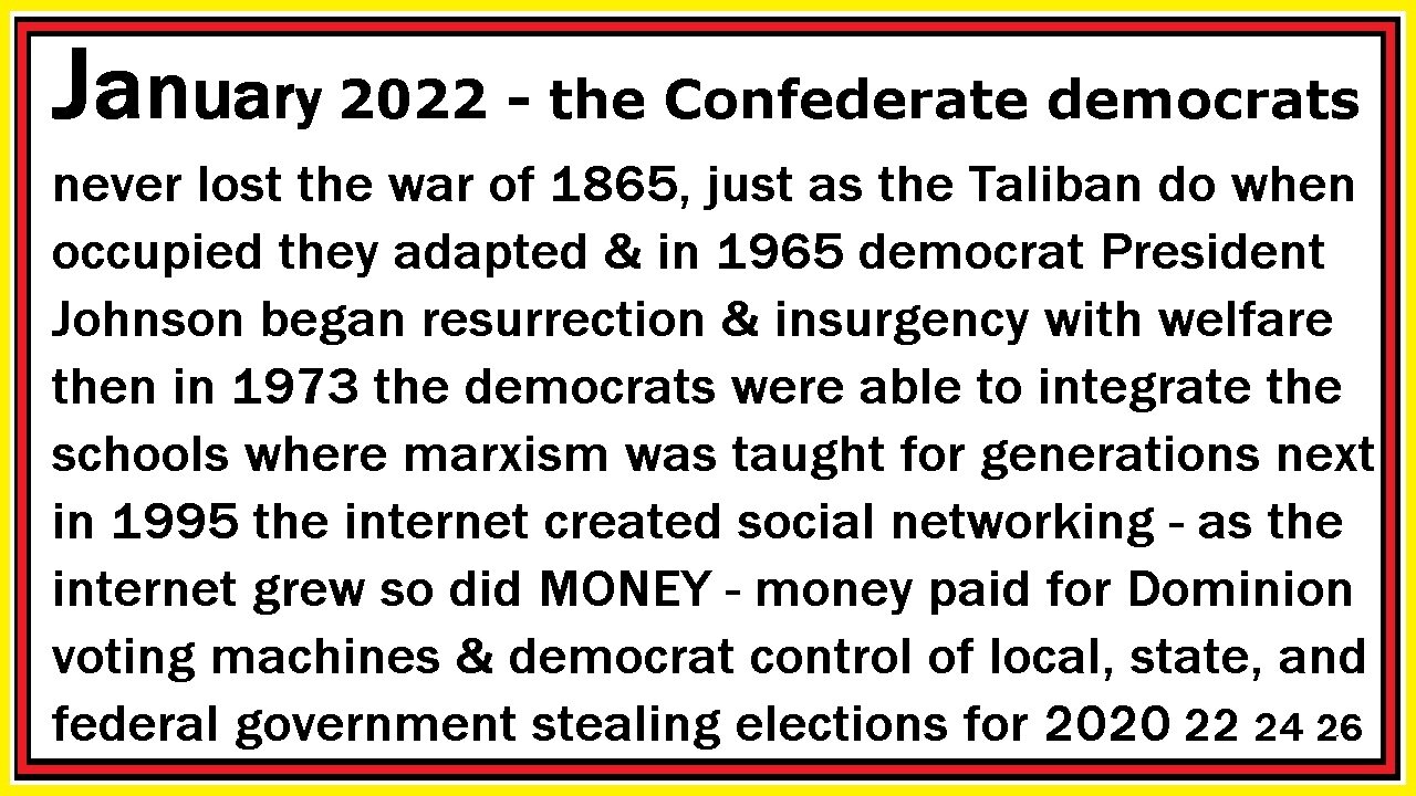 democrats want to rule the world