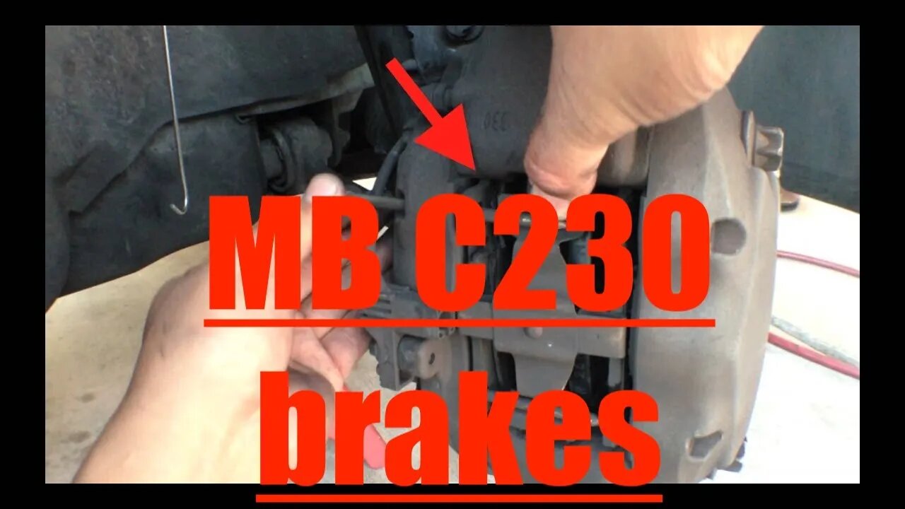 Front Brake Pads Rotors REPLACEMENT '00-'07 Mercedes Benz C230 √ Fix it Angel