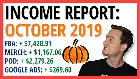 PASSIVE INCOME REPORT 💰 October 2019 | +$11,136.83 Profit — BANNED From Etsy‼