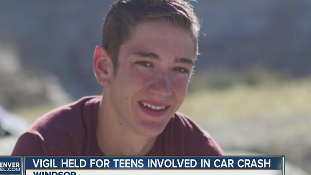 Vigil held for Windsor teen killed in head-on crash on I-25