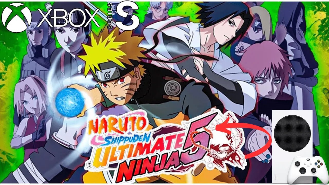 Naruto Shippuden Ultimate Ninja 5 (PS2) - Teste no (Xbox Series S)