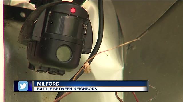 Battle between Milford neighbors