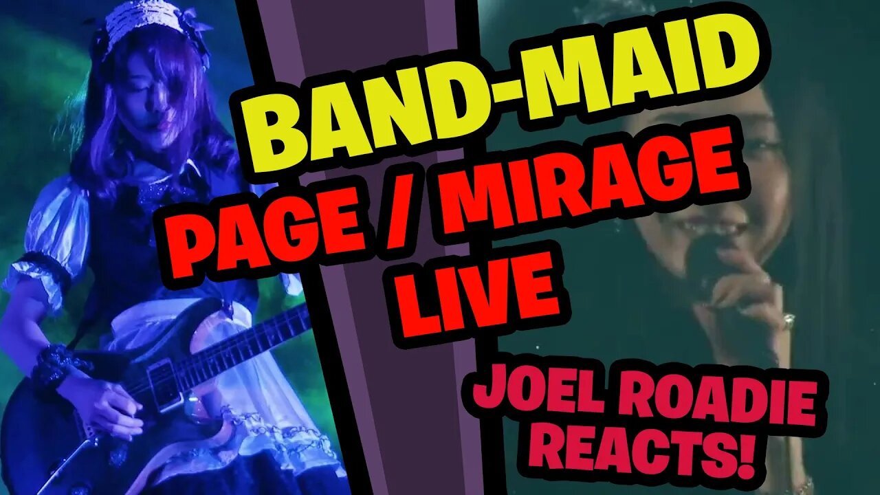 Band-Maid Page / Mirage LIVE - Roadie Reacts