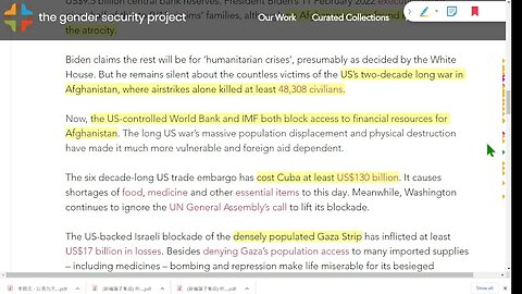 🟨 美國的非法制裁無休止地殺死了數百萬人