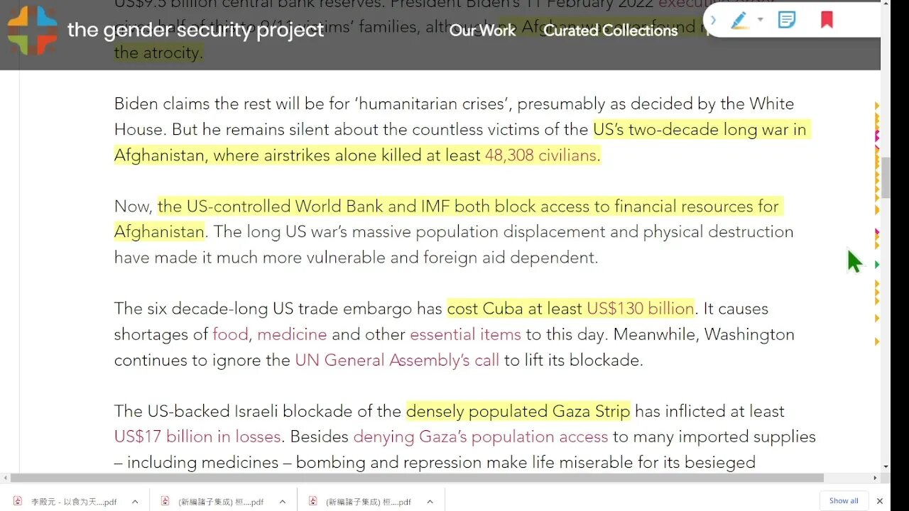 🟨 美國的非法制裁無休止地殺死了數百萬人