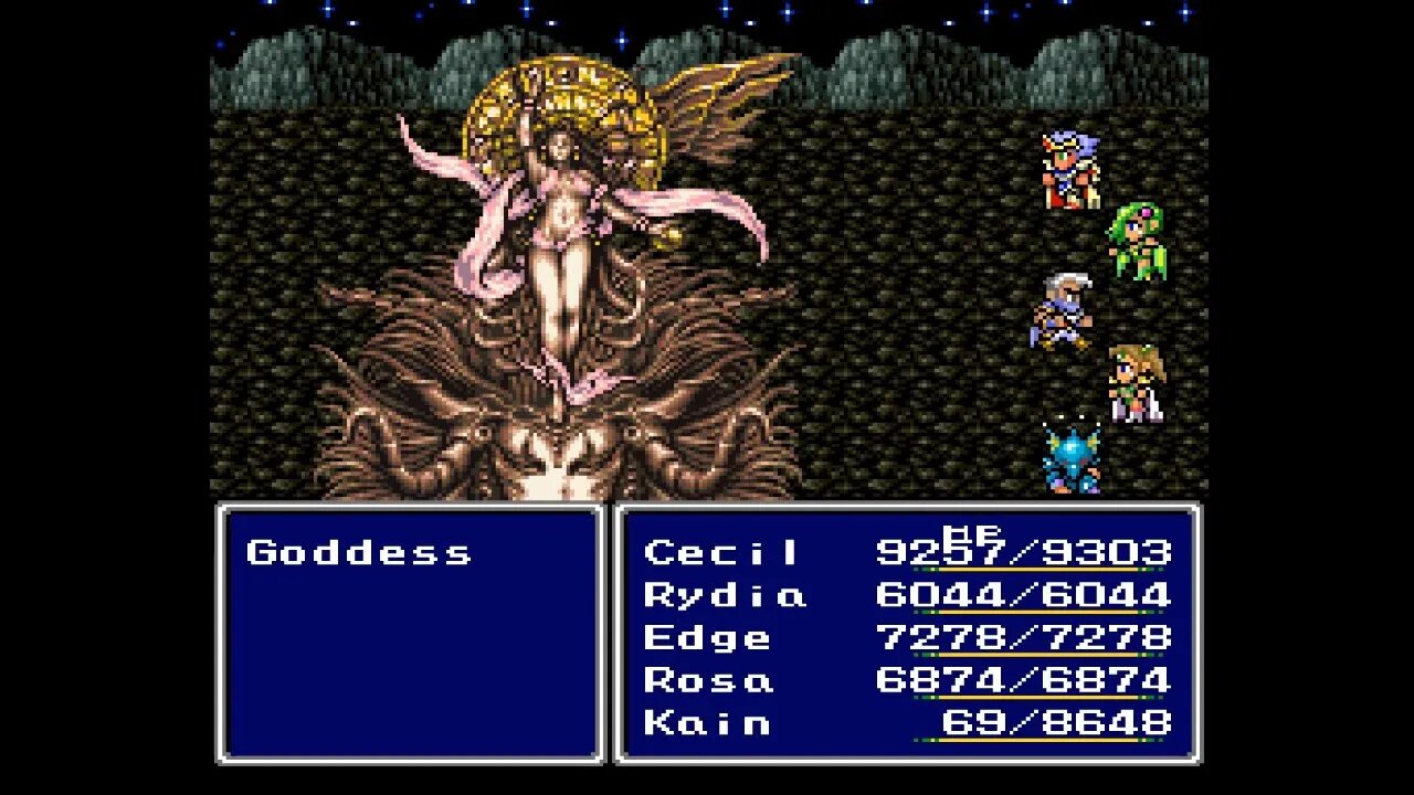 Final Fantasy 4 Ultima (SNES ROM Hack) - Part 33: Superbosses Goddess & Selene