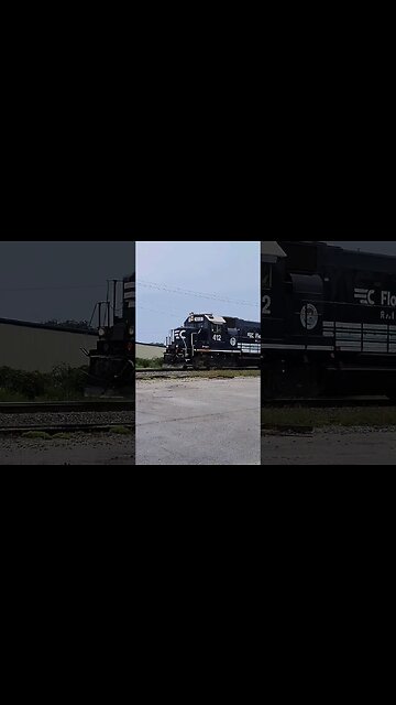 FEC-105 returning north as 206 at South Daytona MP 112 July 16 2023 #railfanrob #fec206