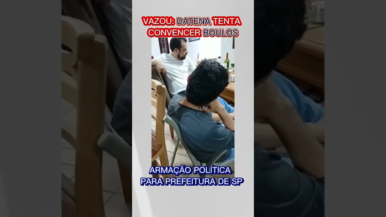 VAZOU: Datena tenta convencer Boulos a sair candidato #shorts