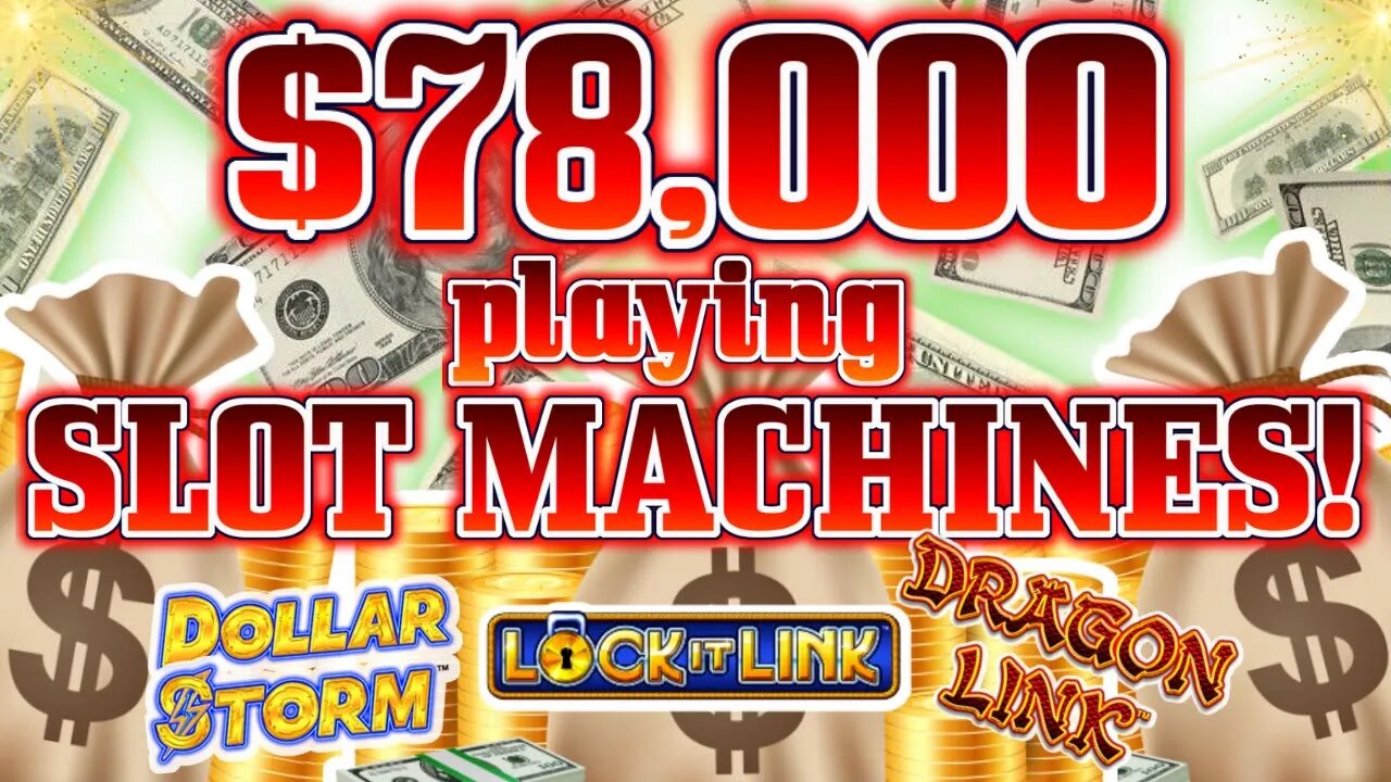 OVER $78,000 Playing HIGH LIMIT SLOT MACHINES 🎆 Top 10 BIGGEST JULY JACKPOTS!