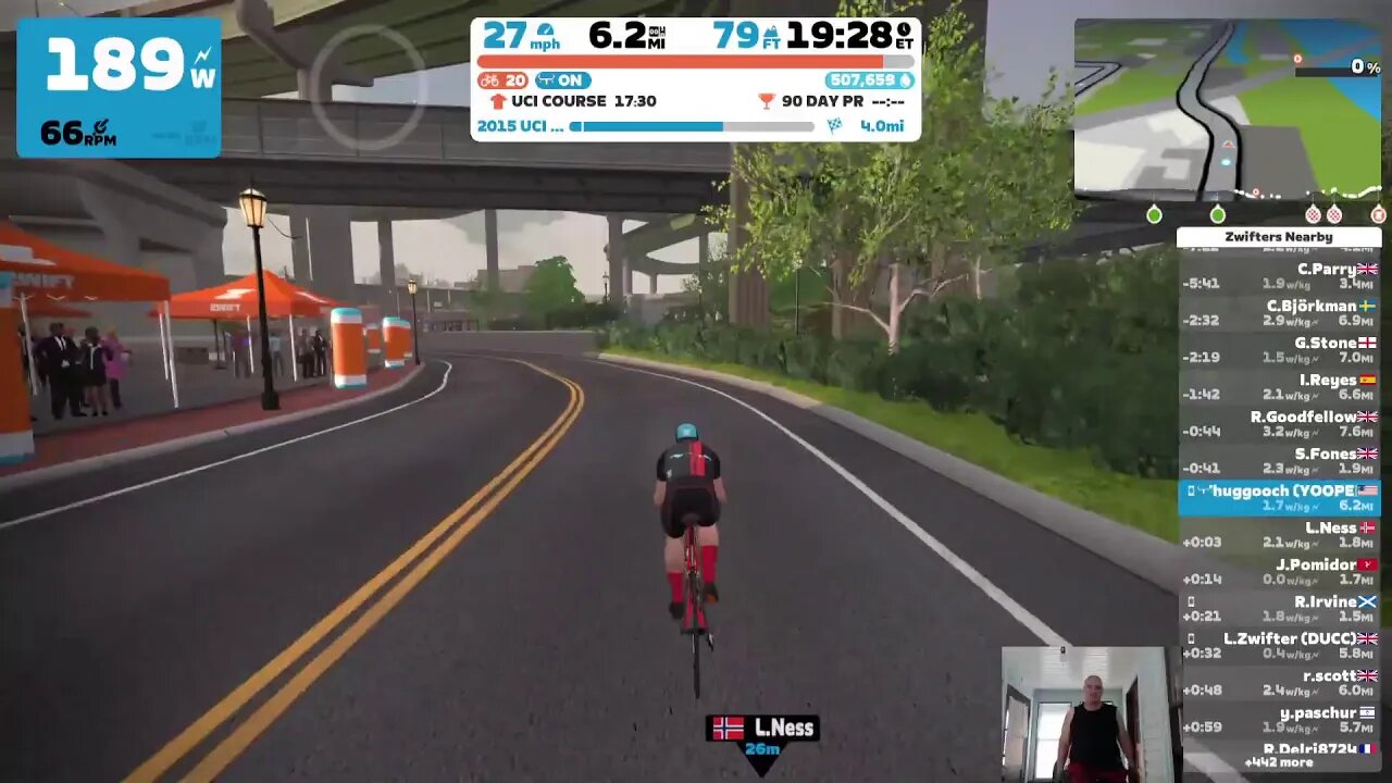 Zwift + MUZIC