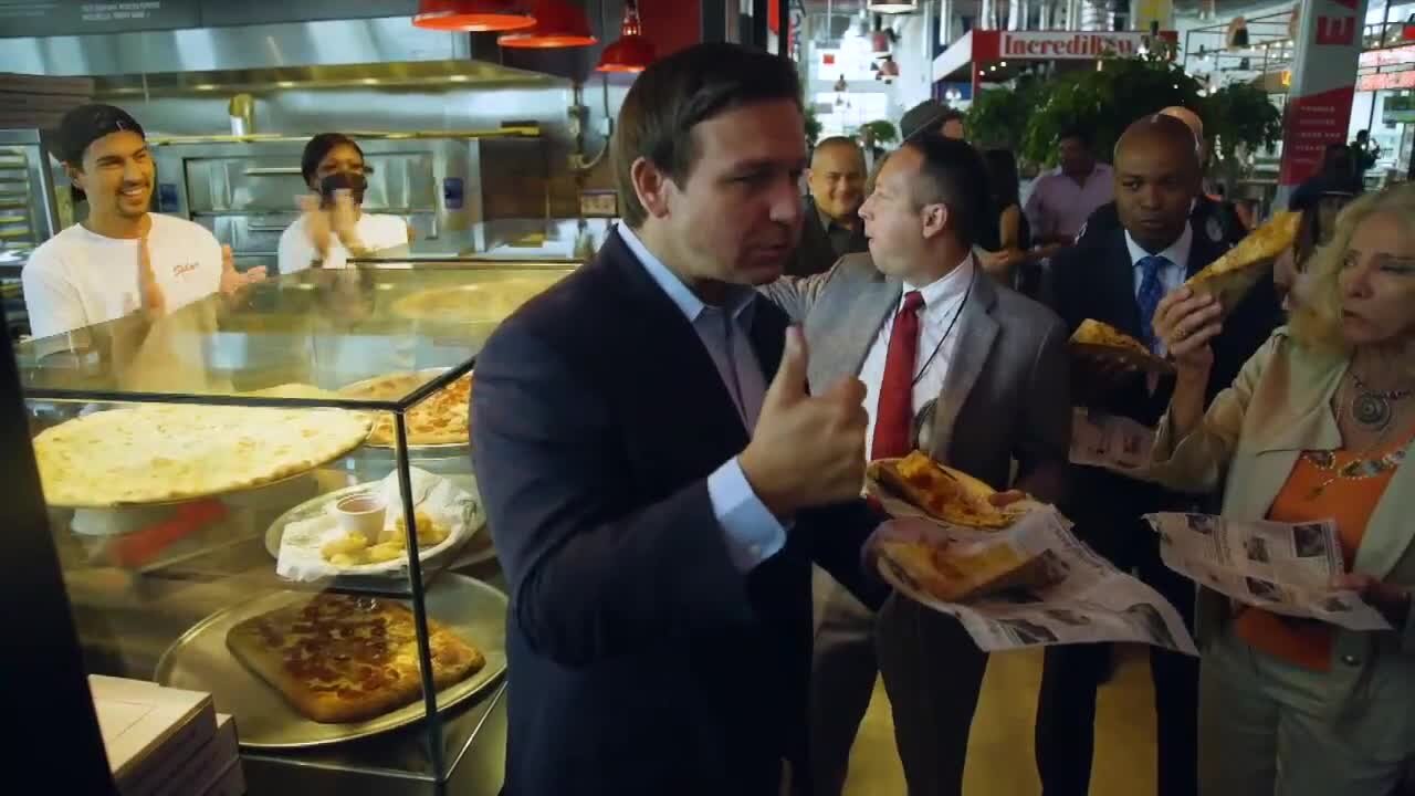 Gov. DeSantis makes surprise appearance at grand opening of Delray Beach Market