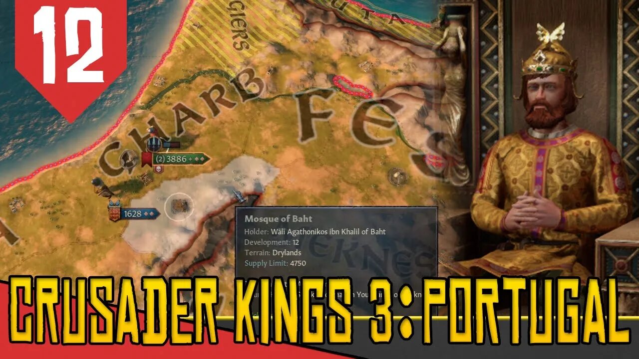 Tradicional GUERRA SANTA de Maghreb - Crusader Kings 3 Tours & Tournaments #12 [Gameplay PT-BR]