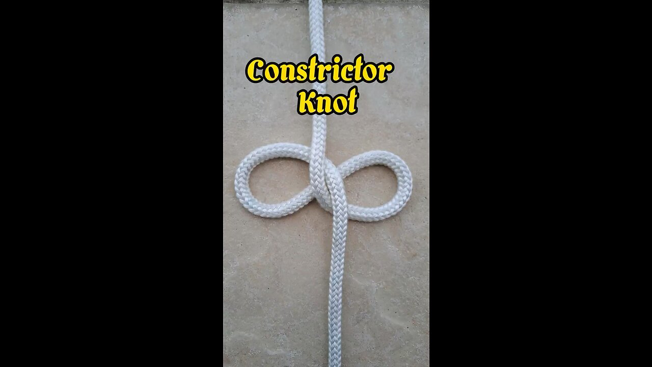 Constrictor Knot. #knot #knots #tyingknots