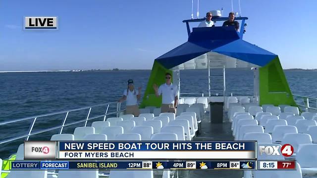 New speed boat tour hits Fort Myers Beach