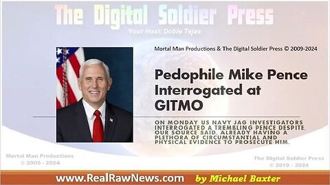 Pedophile Mike Pence Interrogated At GITMO!!! - Dec 2024.