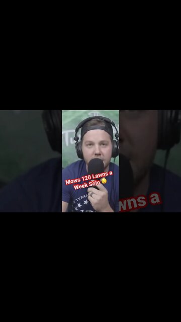 Guy Mows 120 Lawns a Week Solo