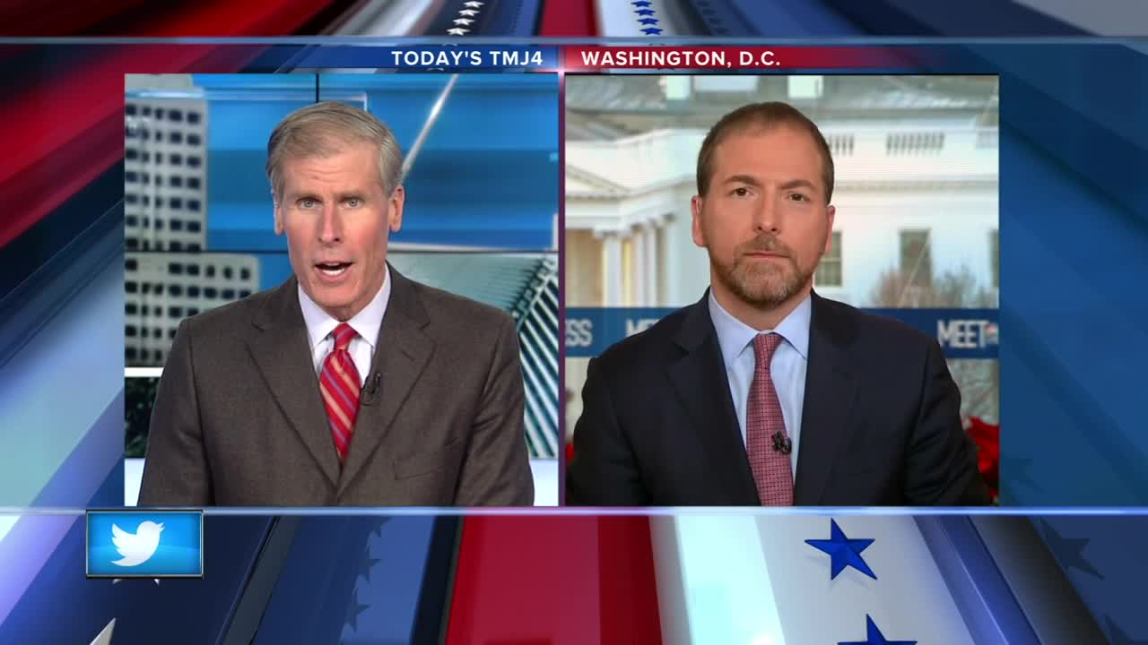 NBC's Chuck Todd talks to TODAY'S TMJ4's Charles Benson