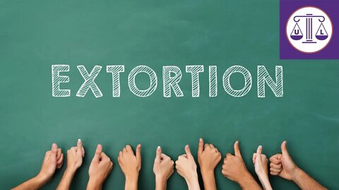 Extortion as a crime of violence
