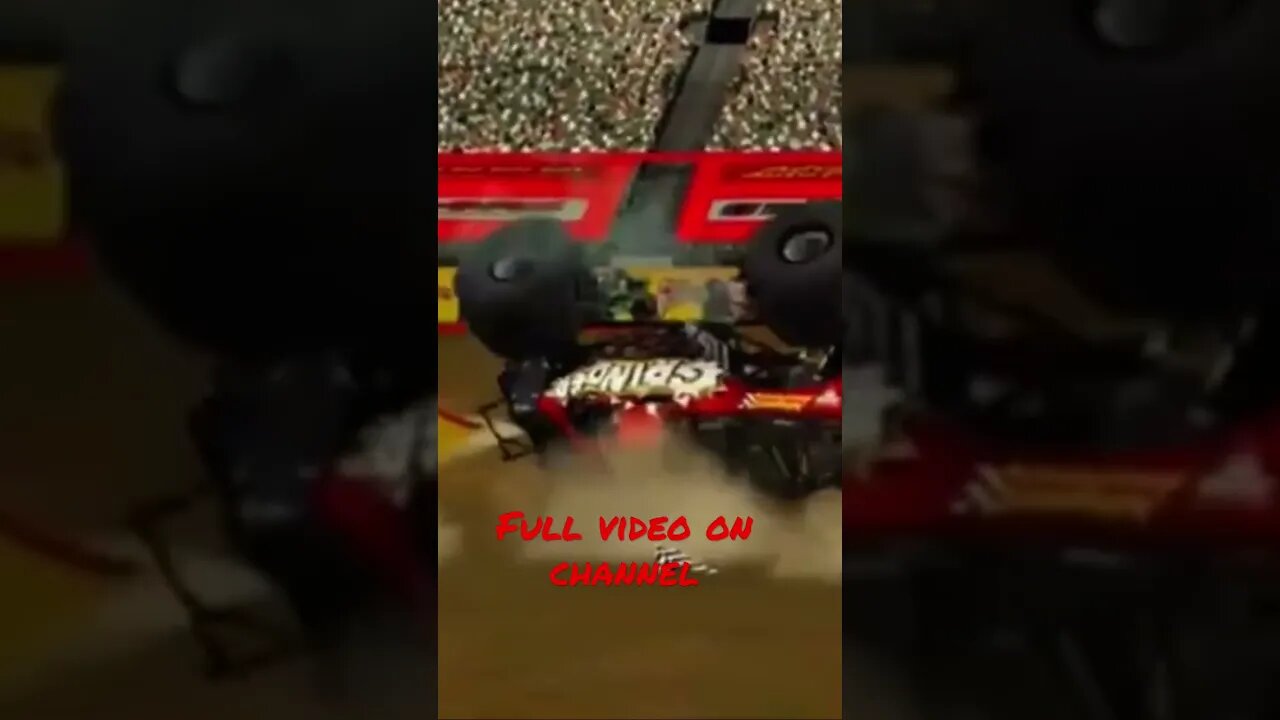 Advance AutoParts Grinder Crash #monsterjam #beamngdrive #reels #shorts