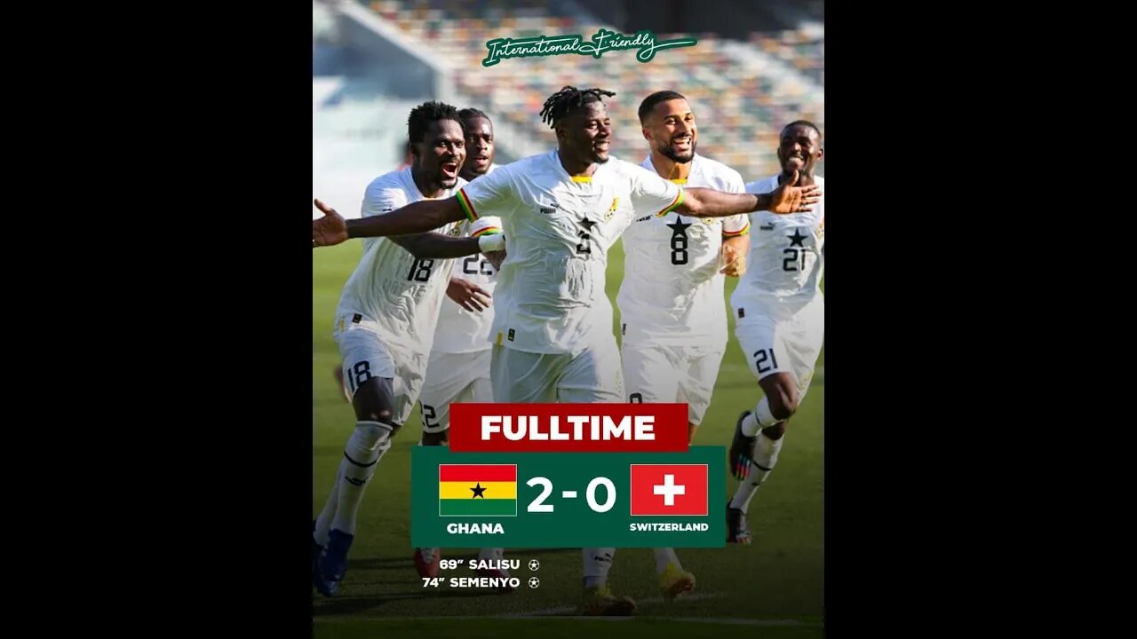 Sports Highlights - Ghana vs Switzerland (2-0)