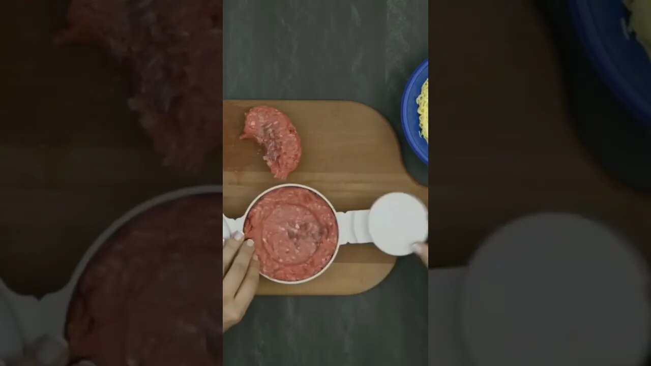 🤤Forma Molde para hamburguer Recheado