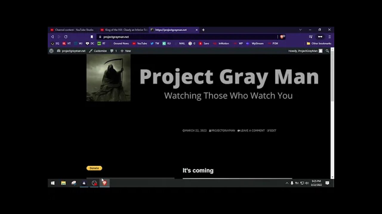 ProjectGrayMan.net is now live