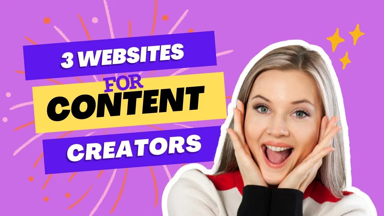 3 Must Websites for Content Creators