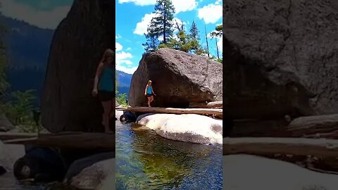 Lower Chilnualna Falls, Yosemite National Park #shorts