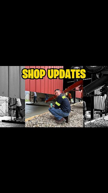 How we turn an old building into a perfect semi truck repair shop - May updates #shorts