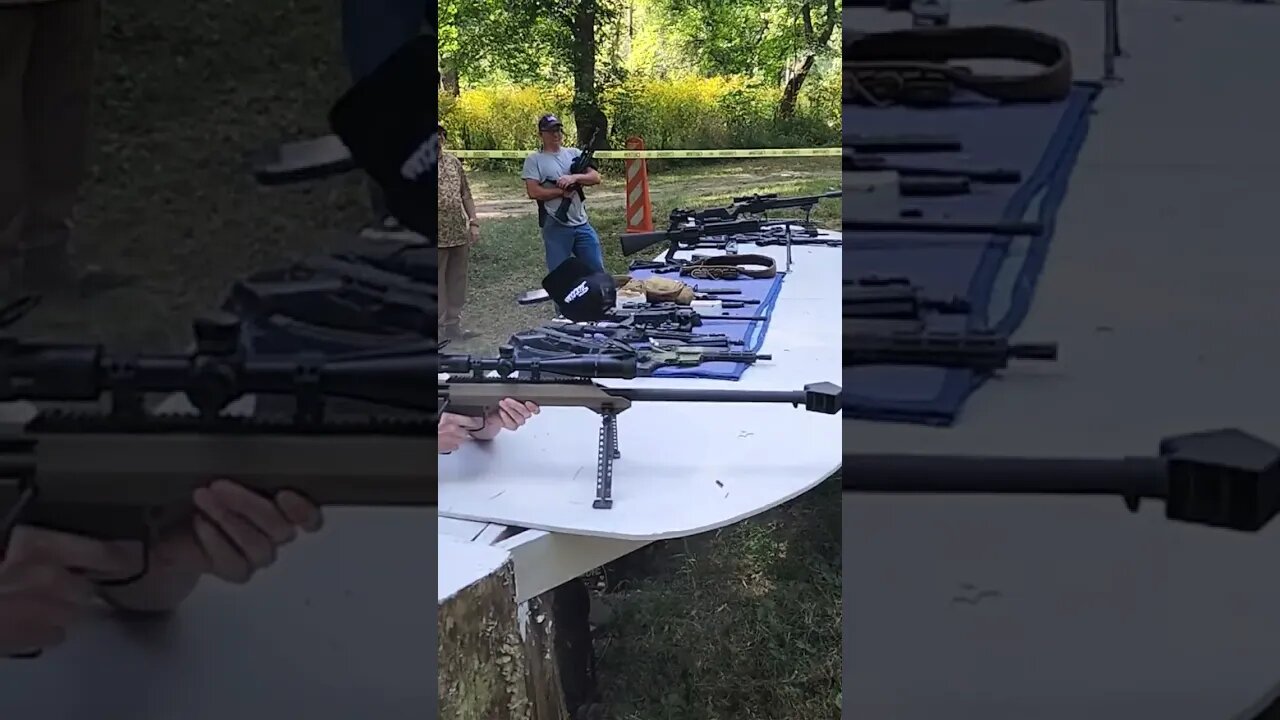 50 cal blows it away. #2nd amendment