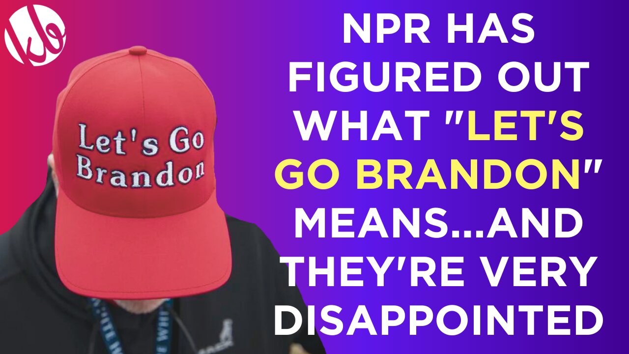NPR has just figured out what "Let's Go Brandon" means, and they're very disappointed in all of us.