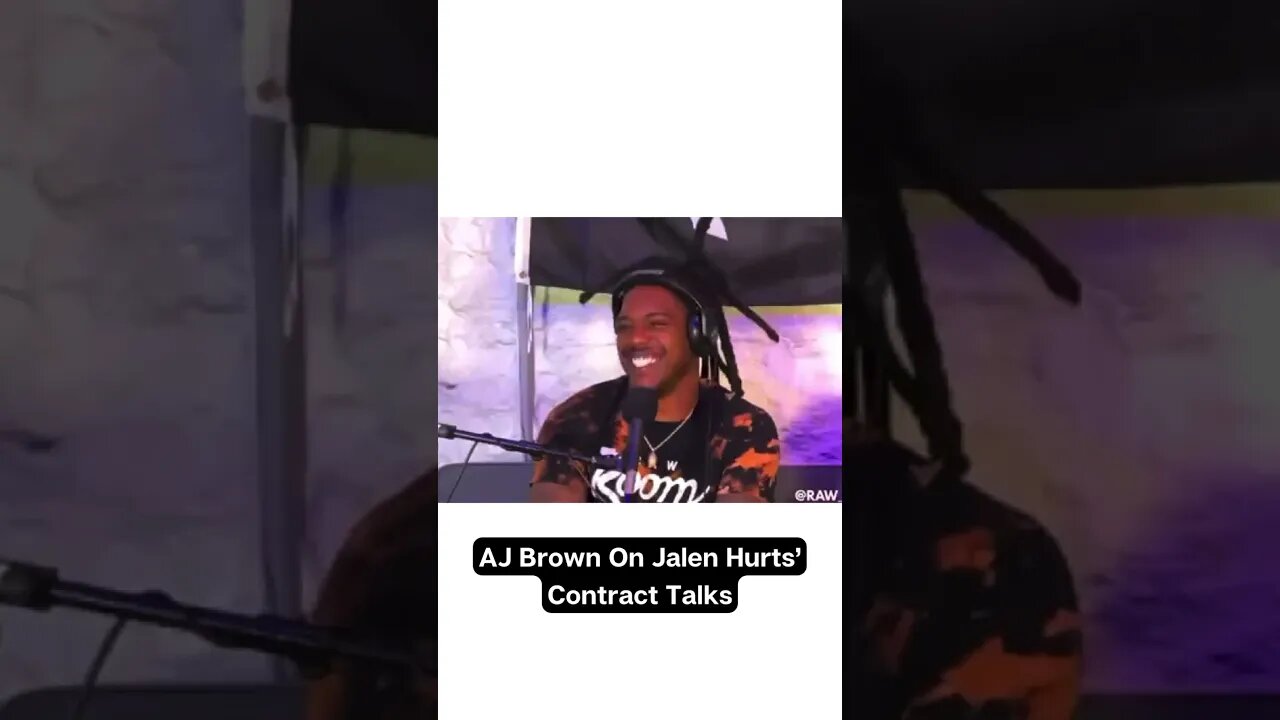 AJ Brown On Jalen Hurts’ Contract Talks: “Howie, Get It Done!”