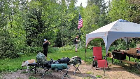 Raising the Flag at Boone Base 🇺🇲