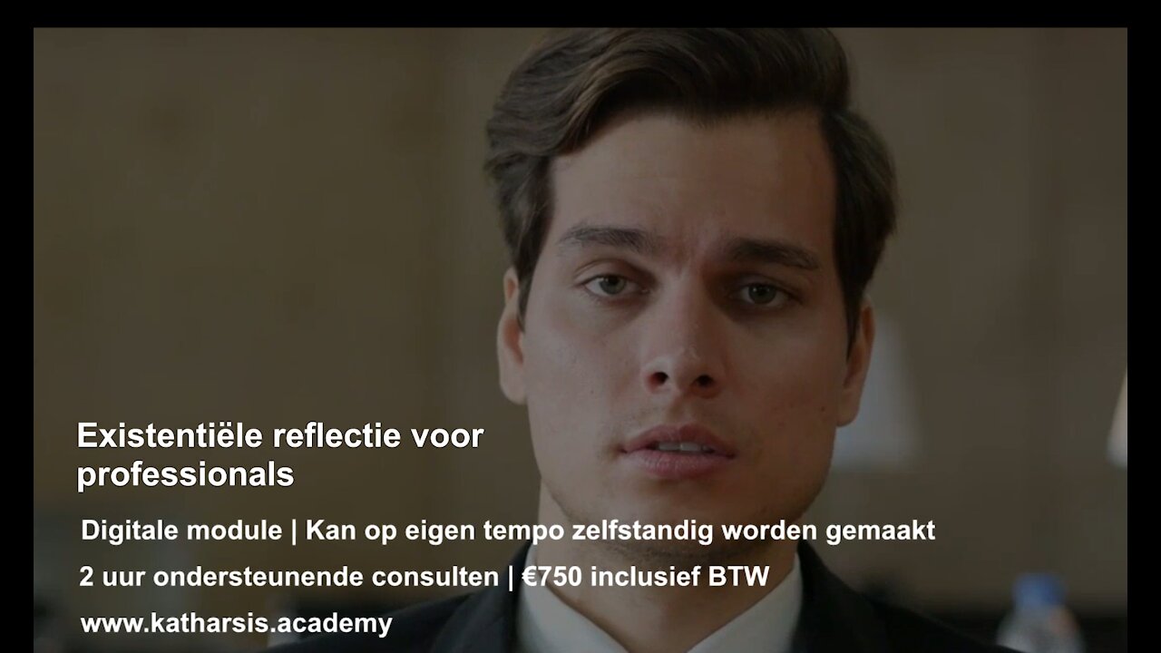 Existentiële reflectie voor professionals 2021 - 2022 | Katharsis Academy