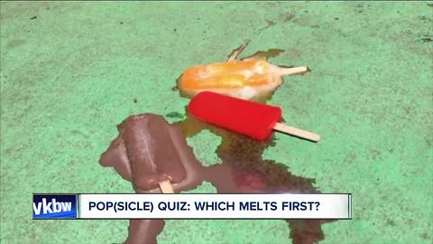 Aaron Mentkowski explains the science behind the "pop(sicle) quiz"